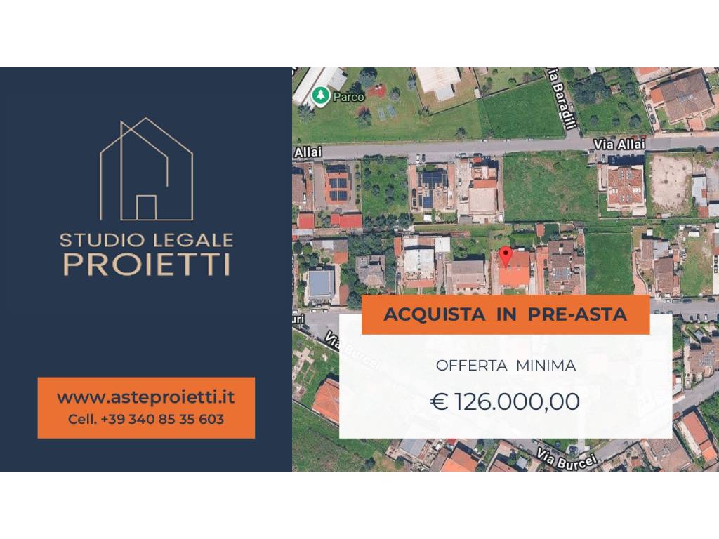 casa indipendente in vendita a Roma in zona Finocchio