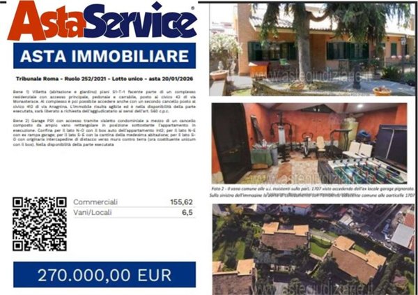 casa indipendente in vendita a Roma in zona Casal Morena