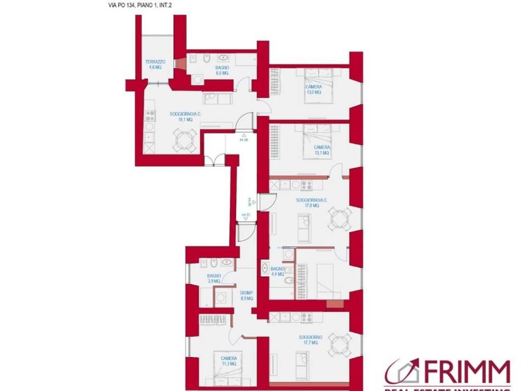 appartamento in vendita a Roma in zona Salario