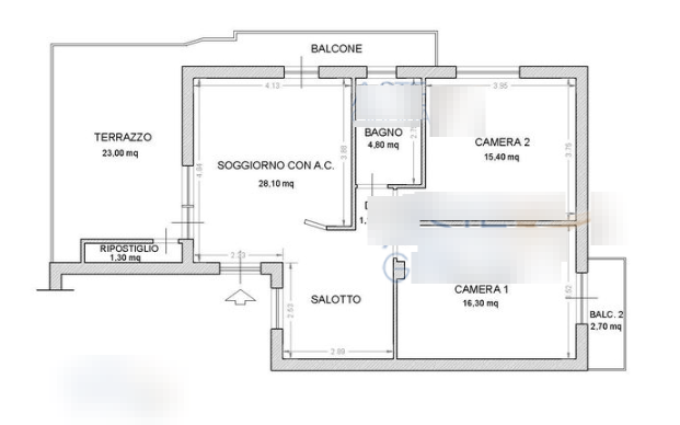 appartamento in vendita a Roma in zona Torre Angela