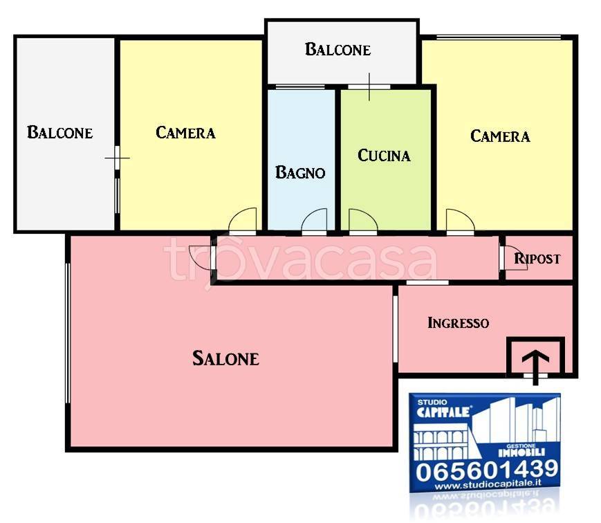 appartamento in vendita a Roma in zona Ostia
