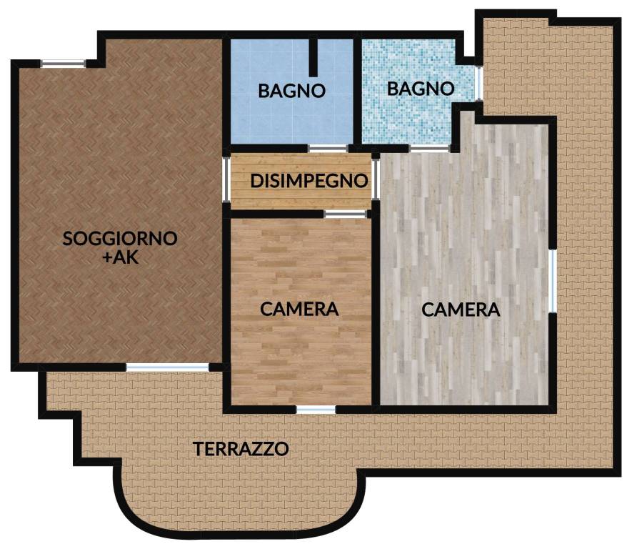 appartamento in vendita a Roma in zona Casal Morena