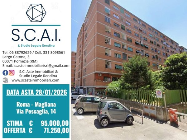 appartamento in vendita a Roma in zona Portuense