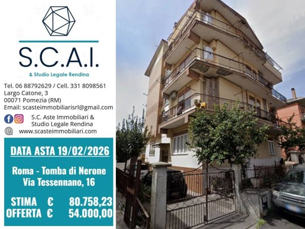 appartamento in vendita a Roma in zona Tomba di Nerone