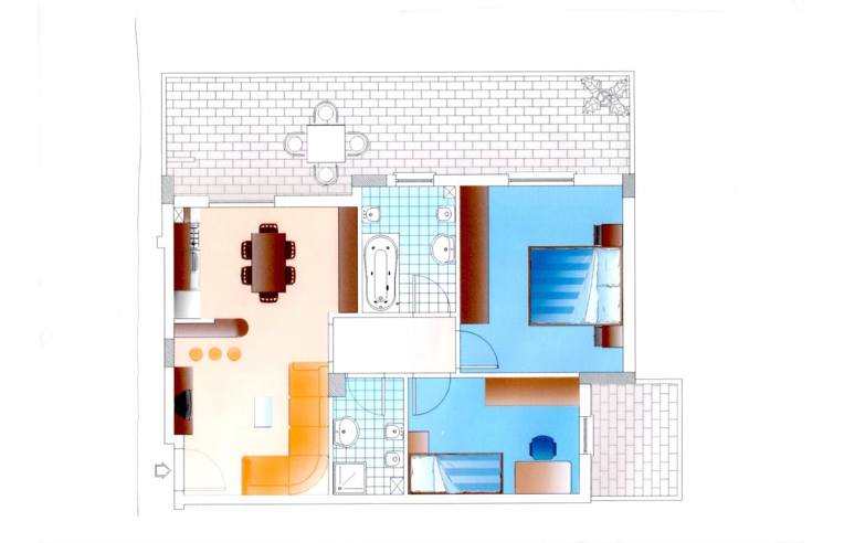 appartamento in vendita a Roma in zona Massimina/Casal Lumbroso