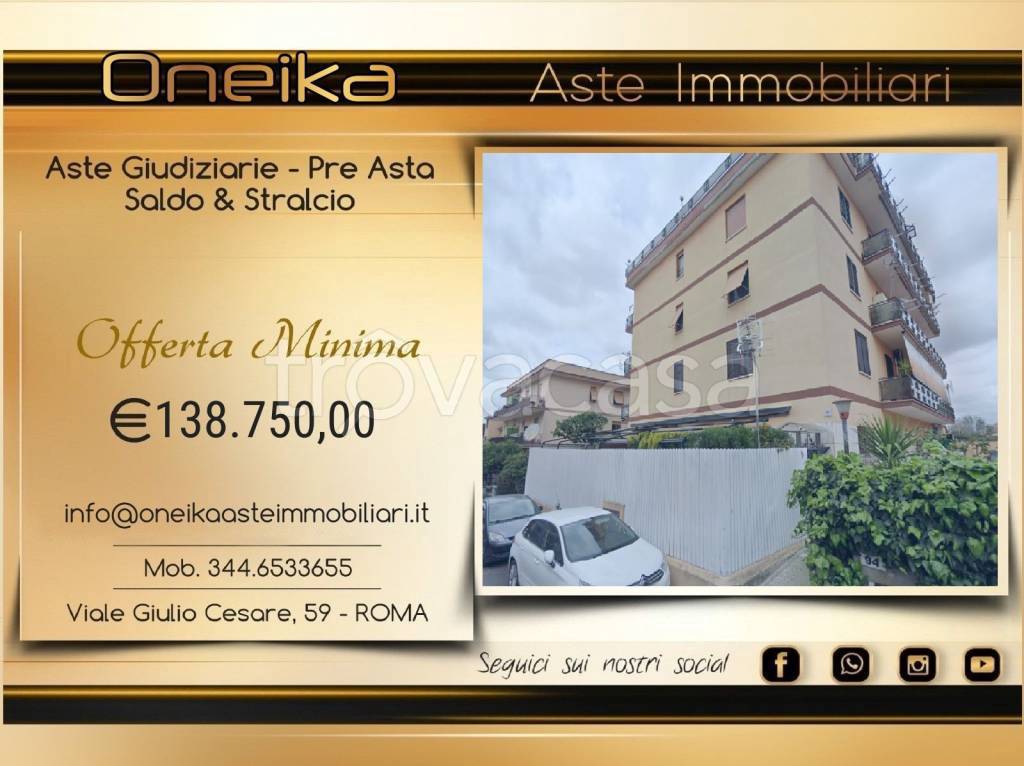 appartamento in vendita a Roma in zona Tor Vergata/Torrenova