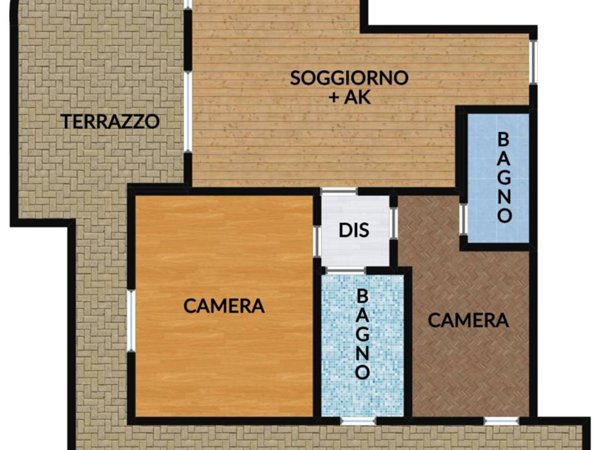 appartamento in vendita a Roma in zona Romanina