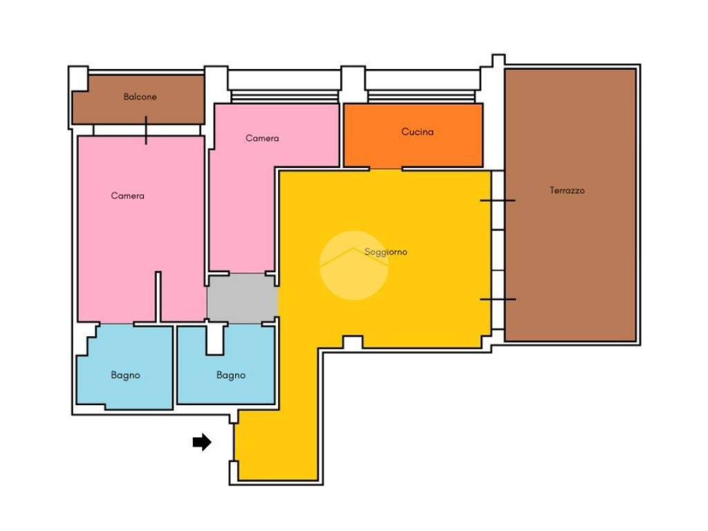 appartamento in vendita a Roma in zona San Saba - Ripa