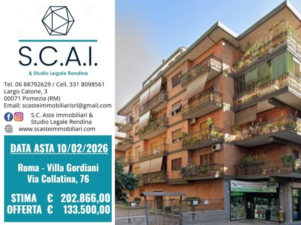 appartamento in vendita a Roma in zona Prenestino-Labicano