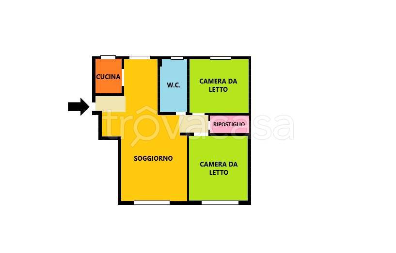 appartamento in vendita a Roma in zona Tiburtino