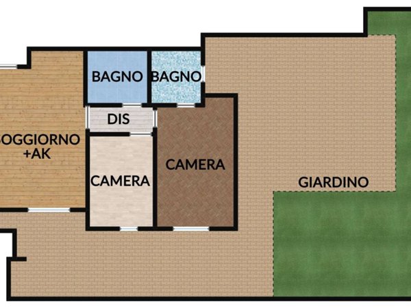 appartamento in vendita a Roma in zona Romanina