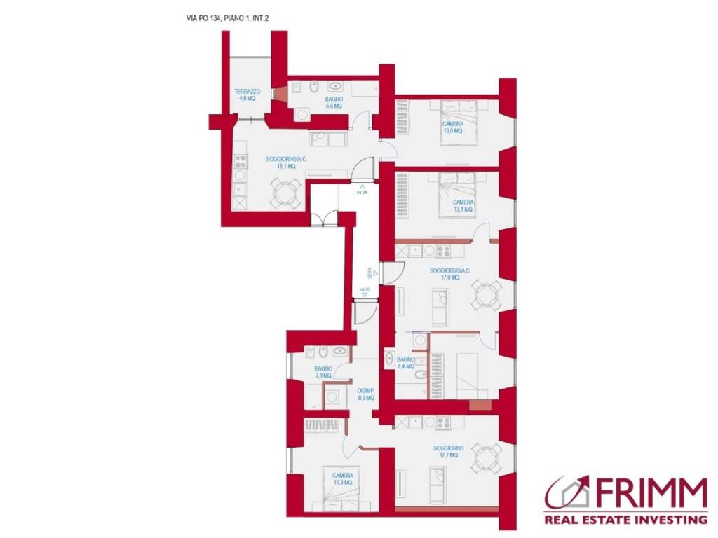 appartamento in vendita a Roma in zona Salario