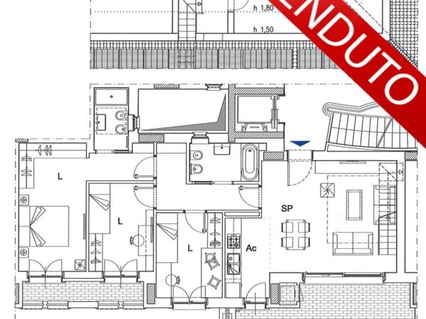 appartamento in vendita a Roma in zona Casal Monastero