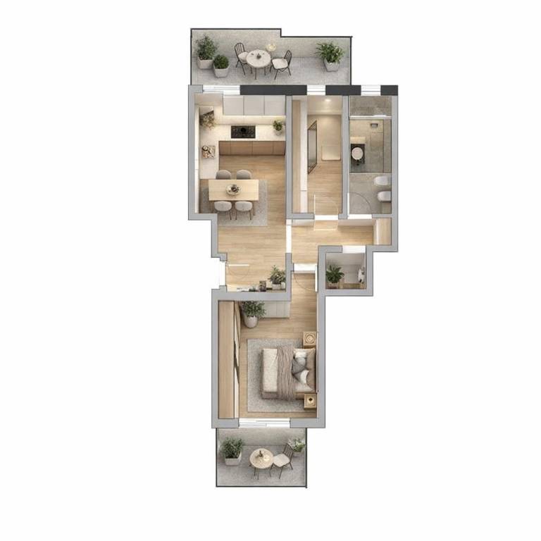 appartamento in vendita a Roma in zona Spinaceto