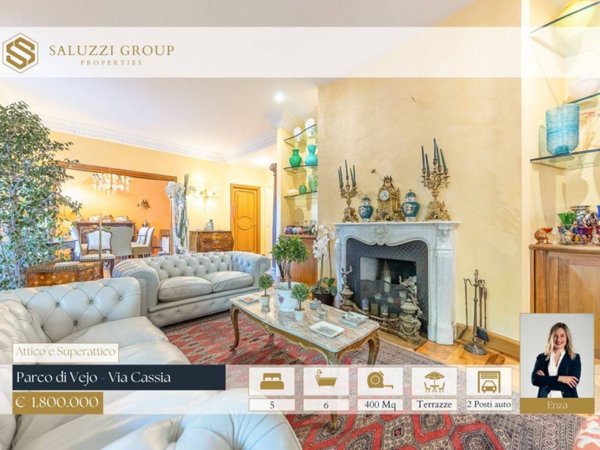 appartamento in vendita a Roma in zona Tomba di Nerone