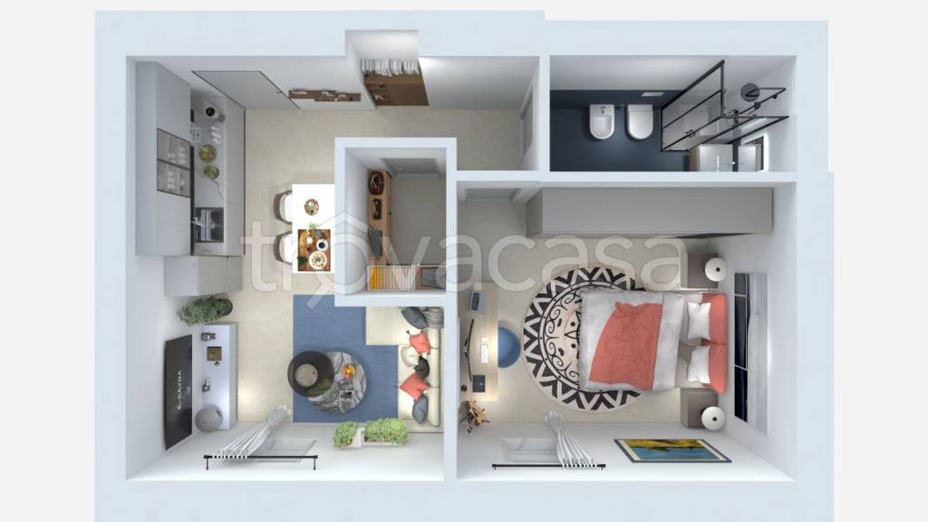 appartamento in vendita a Roma in zona Testaccio