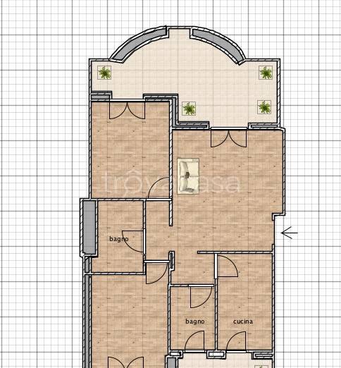 appartamento in vendita a Roma in zona Trastevere