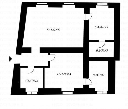 appartamento in vendita a Roma in zona Della Vittoria