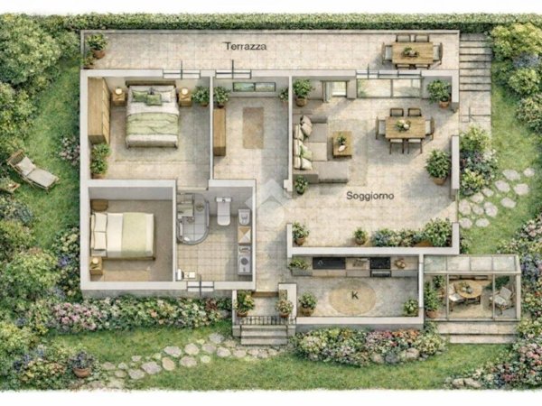 appartamento in vendita a Roma in zona Acilia