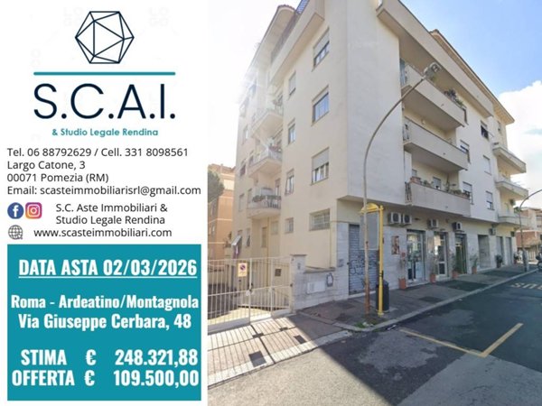 appartamento in vendita a Roma in zona Ardeatino