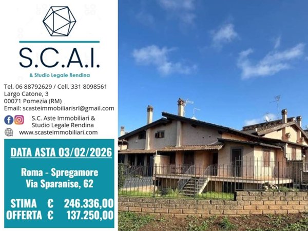 casa indipendente in vendita a Roma in zona Falcognana