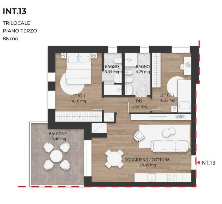 appartamento in vendita a Roma