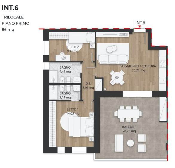 appartamento in vendita a Roma