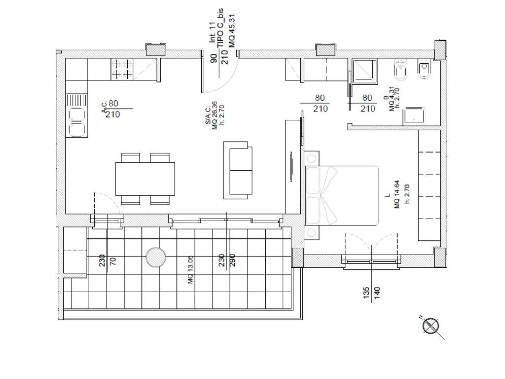 appartamento in vendita a Roma in zona Romanina