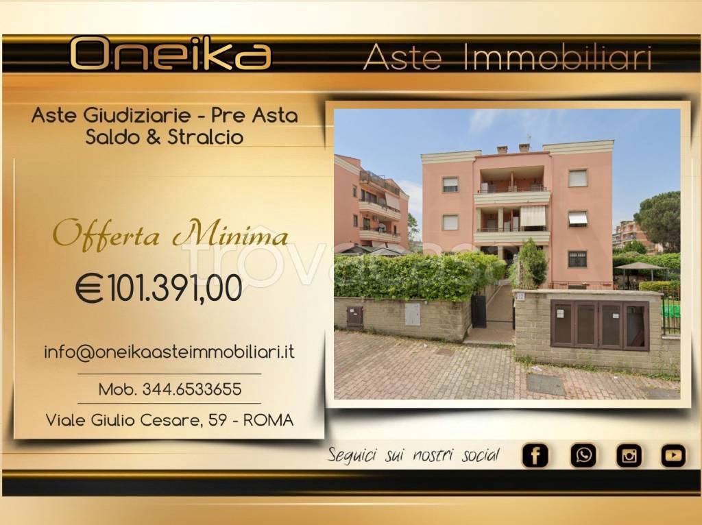 appartamento in vendita a Roma in zona Lunghezza