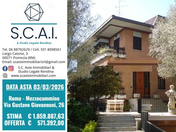 casa indipendente in vendita a Roma in zona Mezzocammino