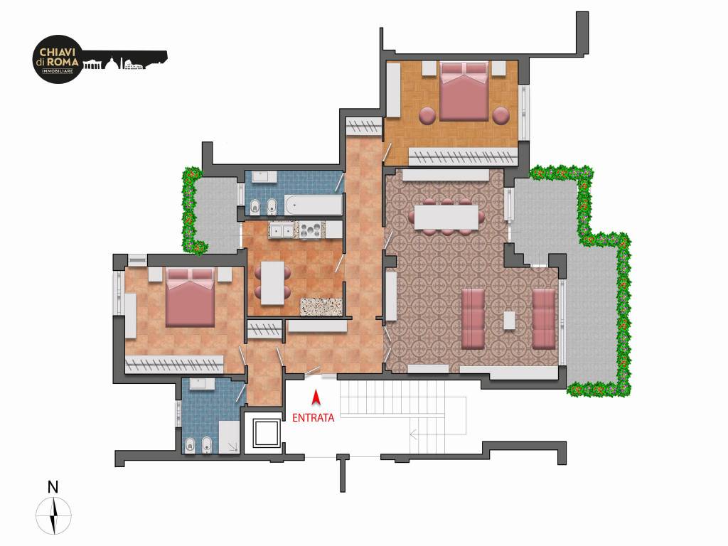 appartamento in vendita a Roma in zona Ponte Mammolo