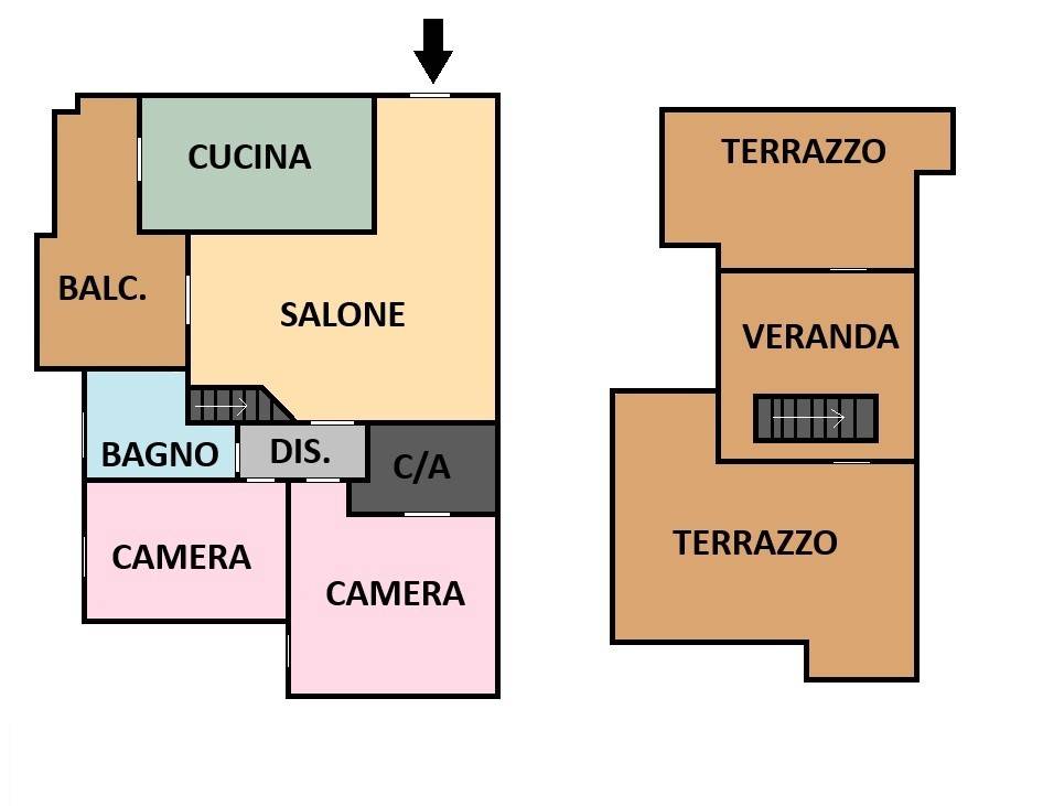 appartamento in vendita a Roma in zona Alessandrino
