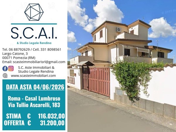 appartamento in vendita a Roma in zona Massimina/Casal Lumbroso