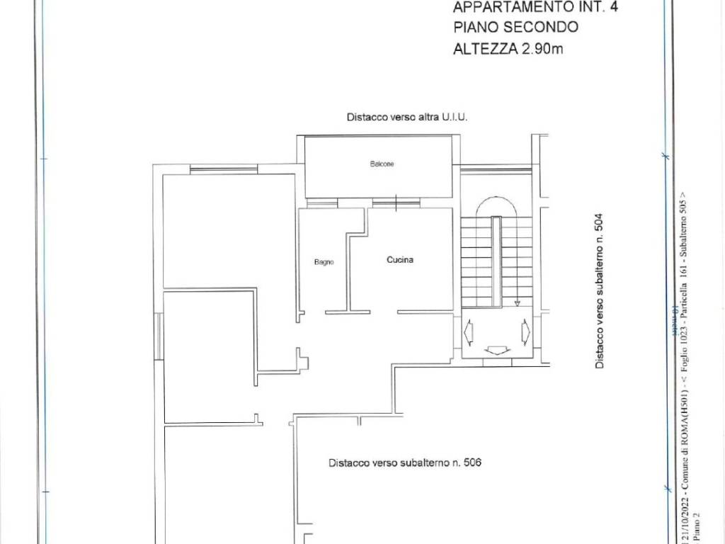appartamento in vendita a Roma in zona Finocchio