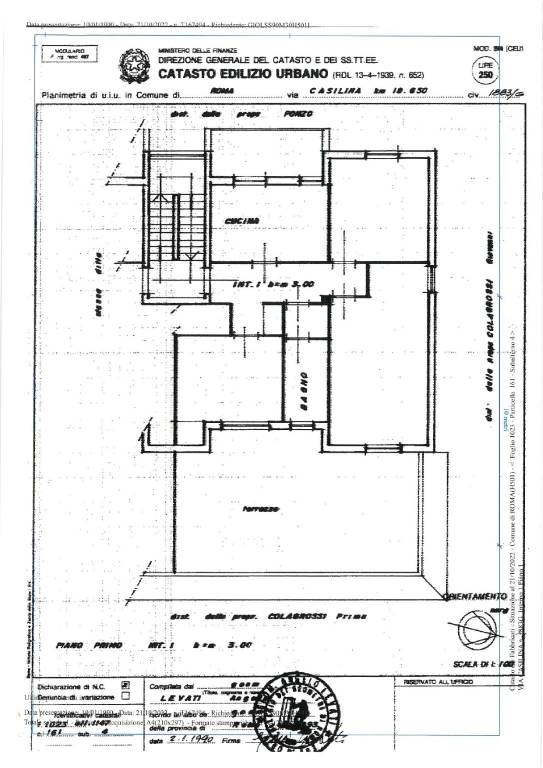 appartamento in vendita a Roma in zona Finocchio