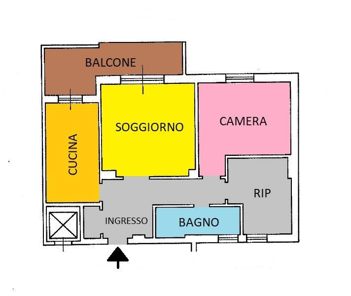 appartamento in vendita a Roma in zona Tiburtino