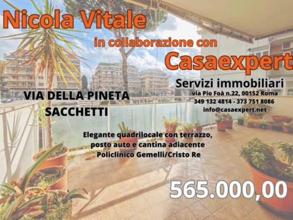 appartamento in vendita a Roma in zona Primavalle