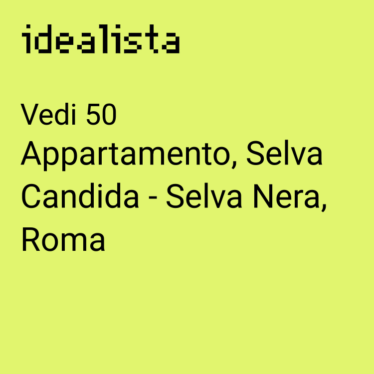 appartamento in vendita a Roma in zona Selva Candida