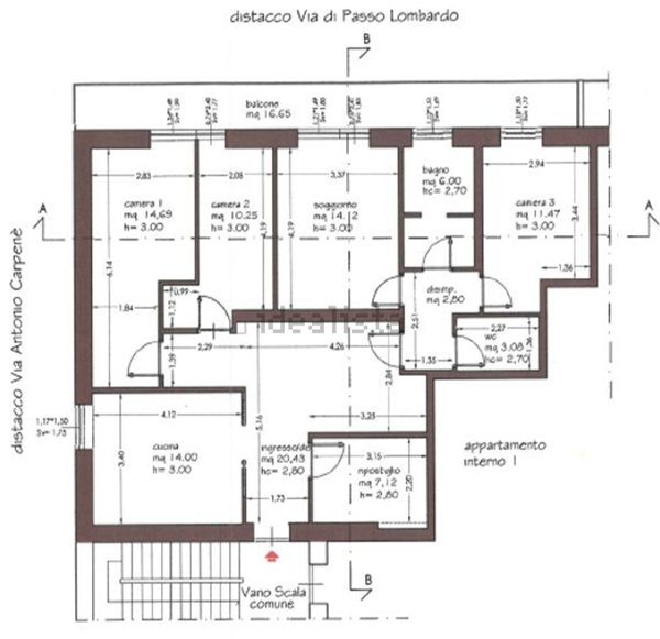 appartamento in vendita a Roma in zona Tor Vergata/Torrenova