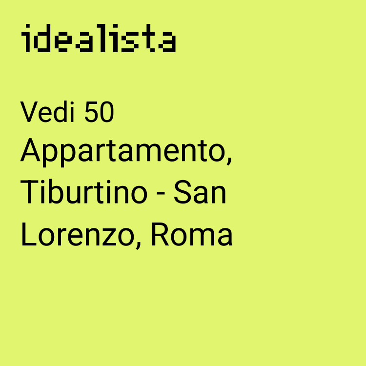 appartamento in vendita a Roma in zona Tiburtino