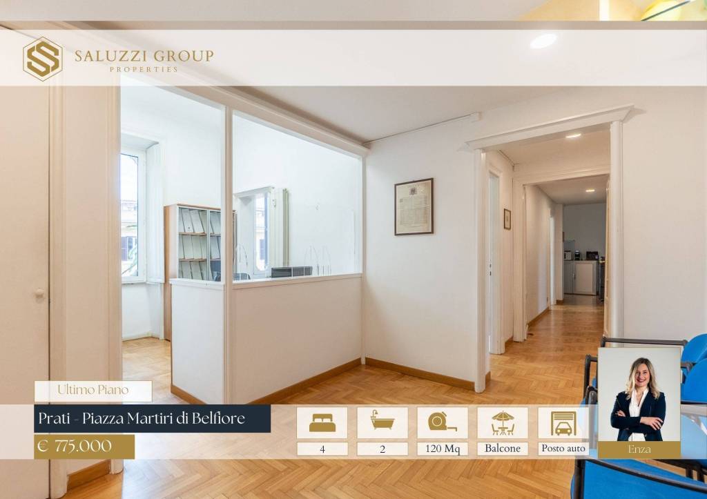 attico in vendita a Roma in zona Della Vittoria