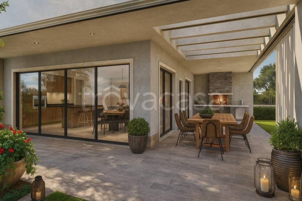 casa indipendente in vendita a Roma in zona Finocchio