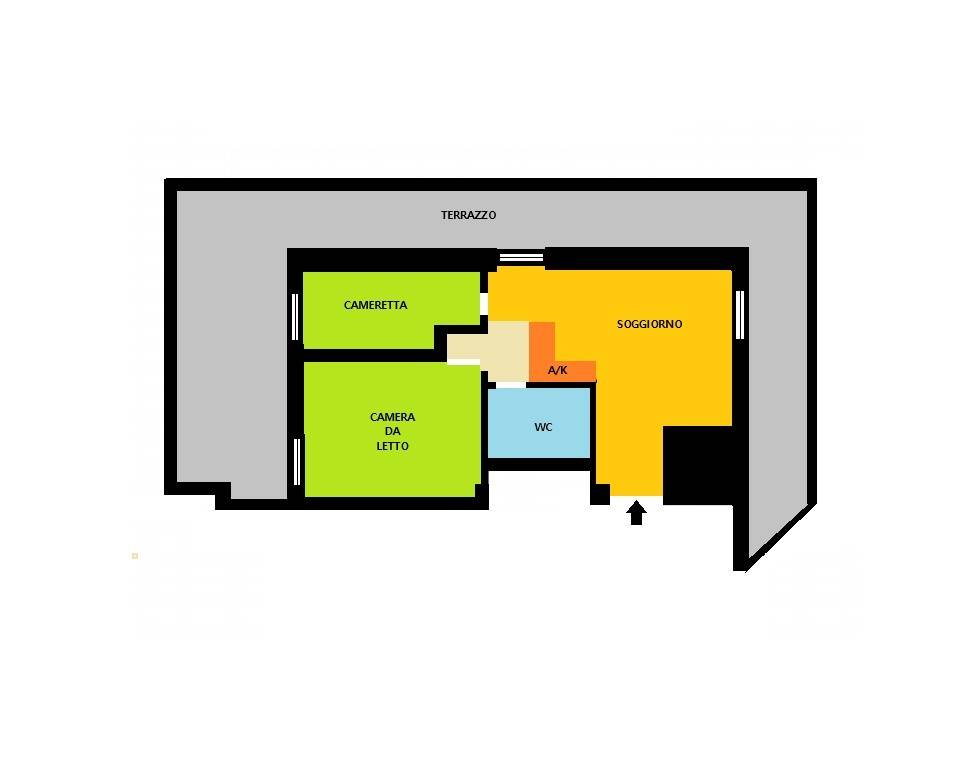 appartamento in vendita a Roma in zona Tor Bella Monaca