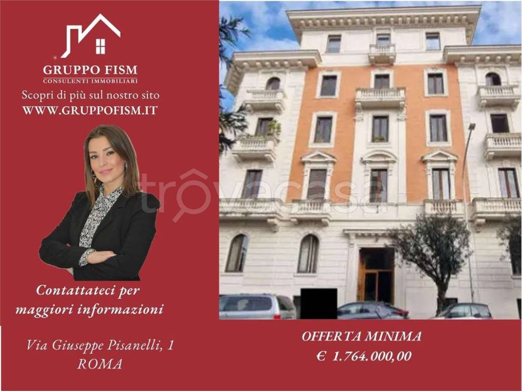 appartamento in vendita a Roma in zona Pinciano