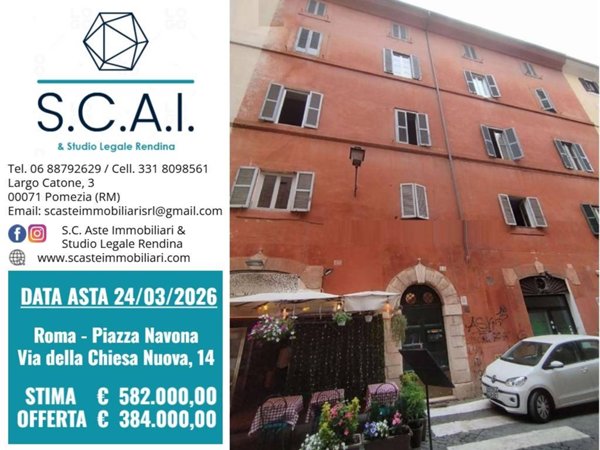 appartamento in vendita a Roma in zona Parione/Sant'Eustachio