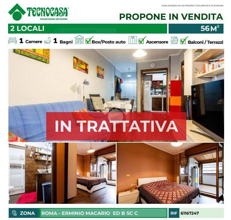 appartamento in vendita a Roma
