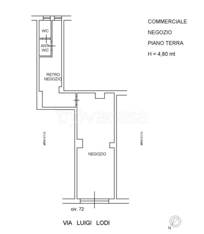 negozio in vendita a Roma in zona Pietralata