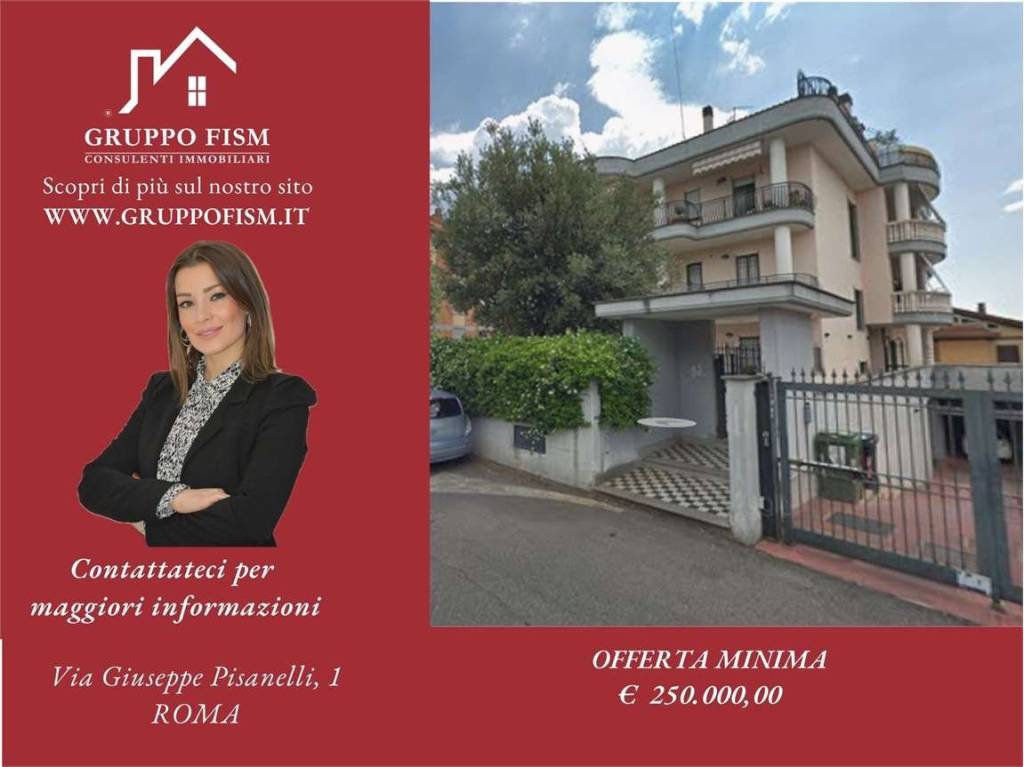 appartamento in vendita a Roma in zona Finocchio