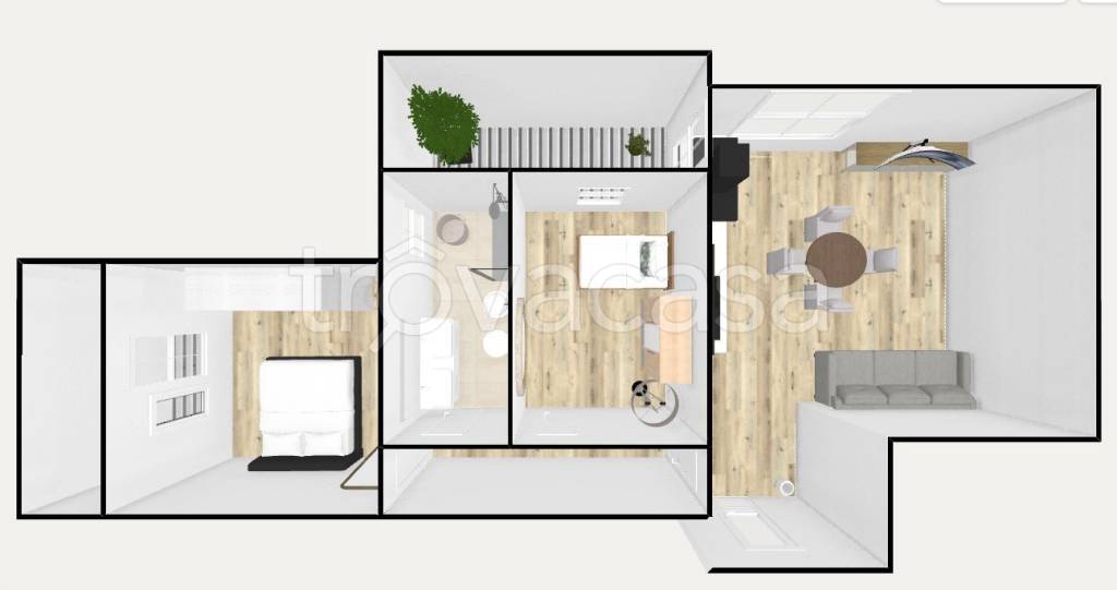 appartamento in vendita a Roma in zona Corviale