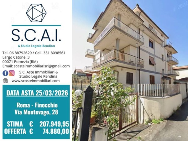 appartamento in vendita a Roma in zona Finocchio